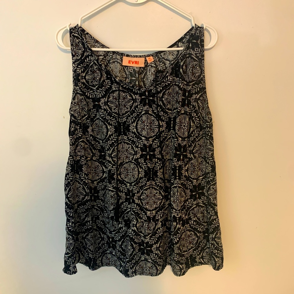 Like New Evri Plus Size Sleeveless Boho Blouse size 0X